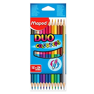 MAPED LAPICES DE COLORES DUO X 12 Escritura Escolar