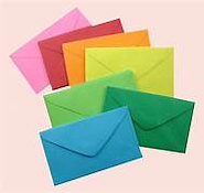 MEDORO Sobre Tarjeta Color Unidad Folios/Sobres