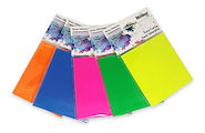 MEMO FIX Adhesivo Transparente Color Fluo 50 hjs. 60 x 90 mm
