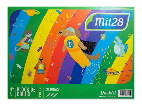 MIL28 Block Color Nº 5 Arte Escolar