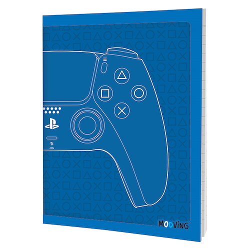 MOOVING Cuaderno Tapa Flex Playstation Cuaderno   16 x 21