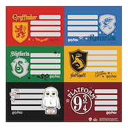 MOOVING Etiquetas Harry Potter Etiqueta Escolares