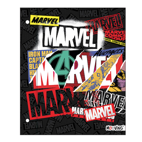 MOOVING Carpeta 2 Tapas Marvel Carpeta