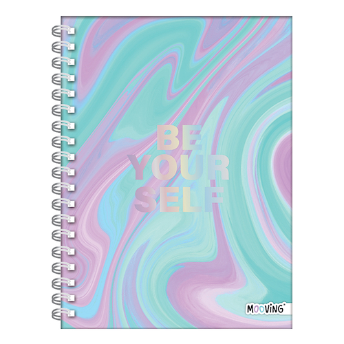 MOOVING Cuaderno 16 X 21 Espiralado Pastel Cuadernos