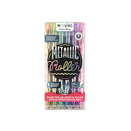 MOOVING Roller Ball Gel Retractil Metallic X 6 Escritura Artistica