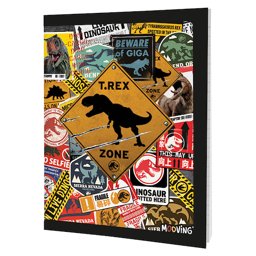 MOOVING Cuaderno Tapa Flex Jurassic World Cuaderno   16 x 21