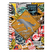 MOOVING Cuaderno 16 X 21 Espiralado Jurassic World Cuadernos