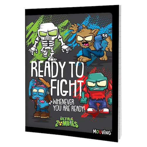 MOOVING Cuaderno Tapa Flex Ultra Zombie Cuaderno   16 x 21