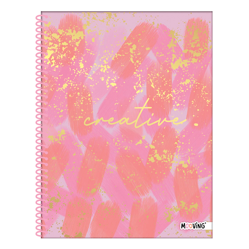 MOOVING Cuaderno Universitario Brush Cuaderno Rayado