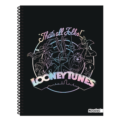MOOVING Cuaderno Universitario Looney Tunes Cuadernos