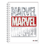 MOOVING Cuaderno 16 X 21 Espiralado Marvel Cuadernos