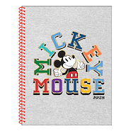 MOOVING Cuaderno Universitario Mickey Cuadernos 80 hojas Rayados