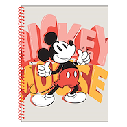 MOOVING Cuaderno Universitario Mickey Cuadernos 80 hojas Rayados