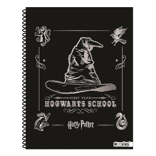 MOOVING Cuaderno Universitario Harry Potter Cuadriculado