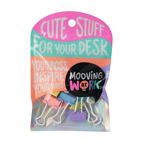 MOOVING Binder clip 19mm Mania 12 unidades