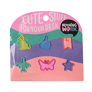 MOOVING Mania Paper clips con forma 6 unid