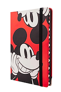 MOOVING Notes Mickey Mouse Cuaderno A5 Rayado con Elastico