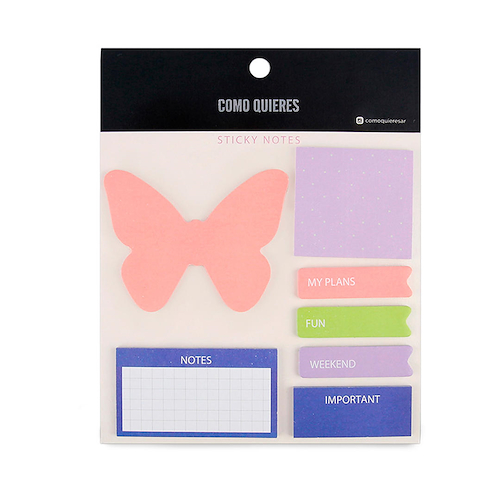 MOOVING Sticky notes Como quieres Organizador