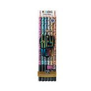 MOOVING Lapices De Colores Metalizados X 6 Largos Escritura Artistica