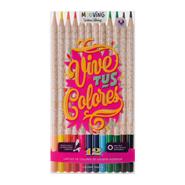 MOOVING Lapices de Colores x 12 Mina de 3.3 mm