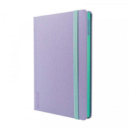 MOOVING Notes A5 Tapa Dura Bullet Cuaderno Punteado con Elastico