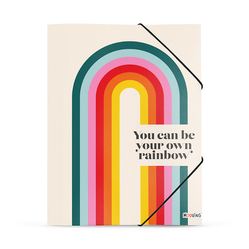 MOOVING Carpeta 3 Solapas Rainbow Carpeta