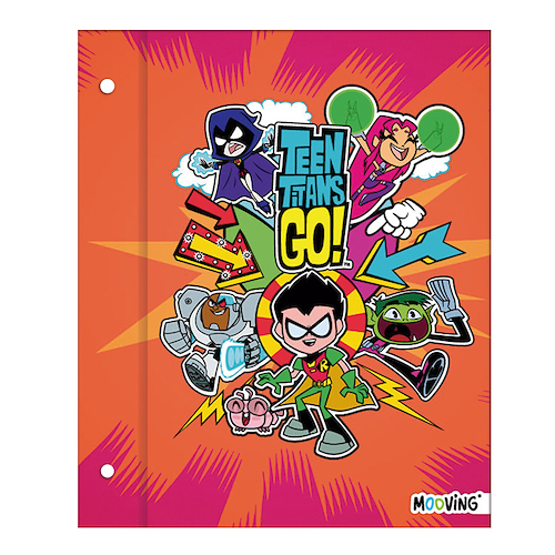 MOOVING Carpeta 2 Tapas Jovenes Titanes Carpeta