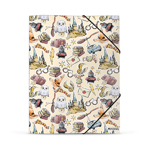 MOOVING Carpeta 3 Solapas Harry Potter Carpeta