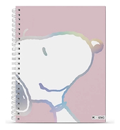 MOOVING Cuaderno A4 Tapa Dura Snoopy Cuaderno Rayado 96h.