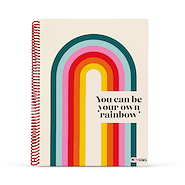 MOOVING Cuaderno Universitario Rainbow Cuaderno Cuadriculado