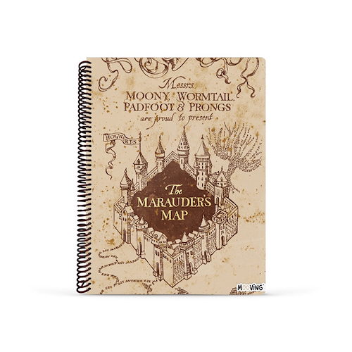 MOOVING Cuaderno Universitario Harry Potter Cuaderno Rayado