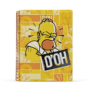 MOOVING Cuaderno Universitario The Simpson Cuaderno Rayado