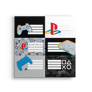 MOOVING Etiquetas Playstation Etiqueta Escolares
