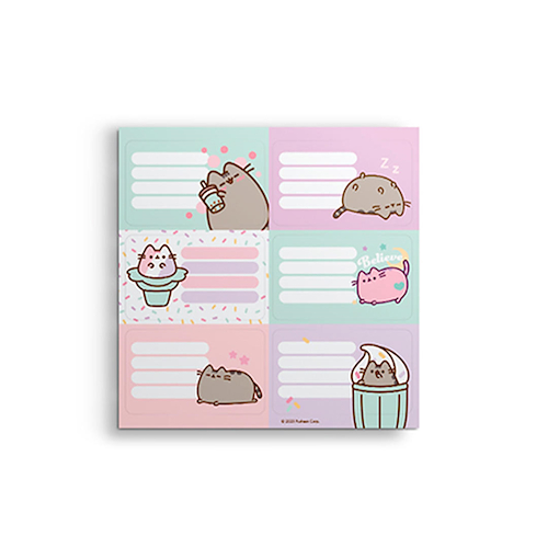 MOOVING Etiquetas Pusheen Etiqueta Escolares