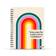 MOOVING Cuaderno 16 X 21 Espiralado Rainbow Cuadernos