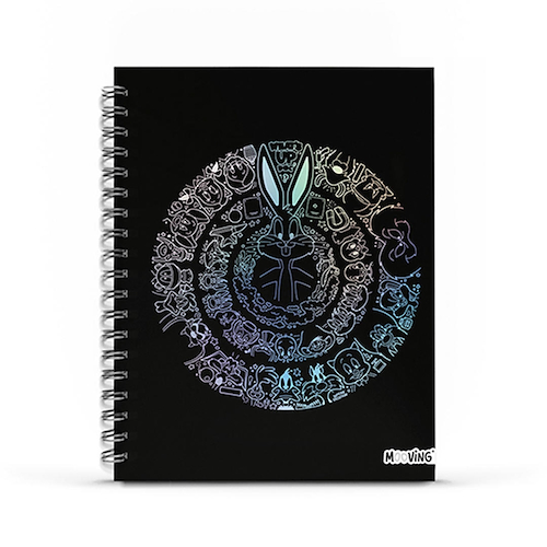 MOOVING Cuaderno 16 X 21 Espiralado Looney Toons Cuadernos