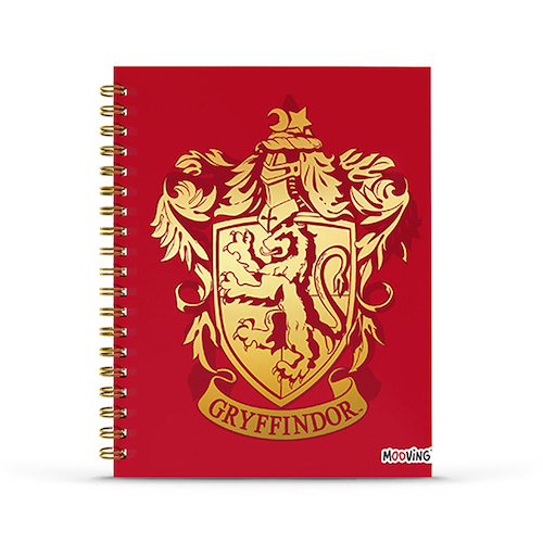 MOOVING Cuaderno 16 X 21 Espiralado Harry Potter Cuadernos