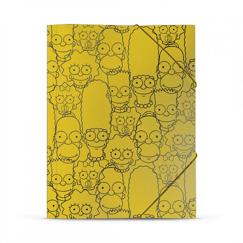 MOOVING Carpeta 3 Solapas Simpsons Carpeta
