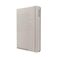 MOOVING Notes Tapa dura Stone Cuaderno A5 Rayado con Elastic. Papel de piedra