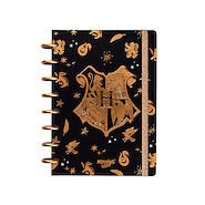 MOOVING Cuaderno Loop a Discos Harry potter 3 Caratulas+ Stickers+80 hjs. Rayadas+Stencil+Sobre Plastico