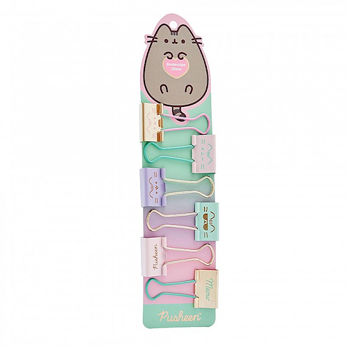 MOOVING Binder Clips Pusheen 25MM Clips x6
