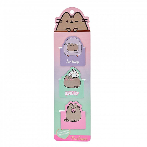 MOOVING Magnetic Bookmarks x3  Pusheen 3 unidades