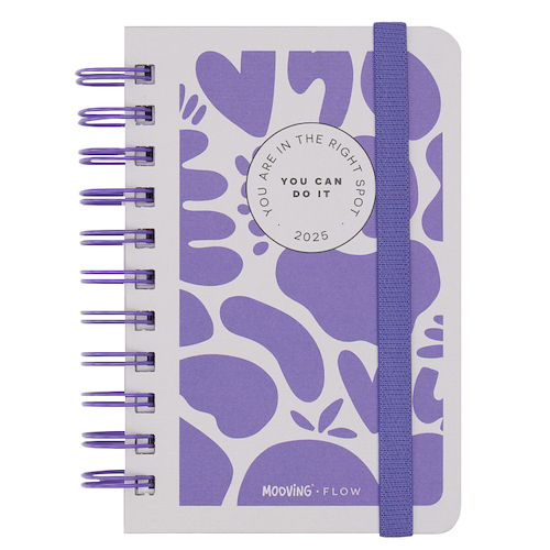 MOOVING Agenda Flow 10x15 Agenda 2 dias por pagina -  Espiralada