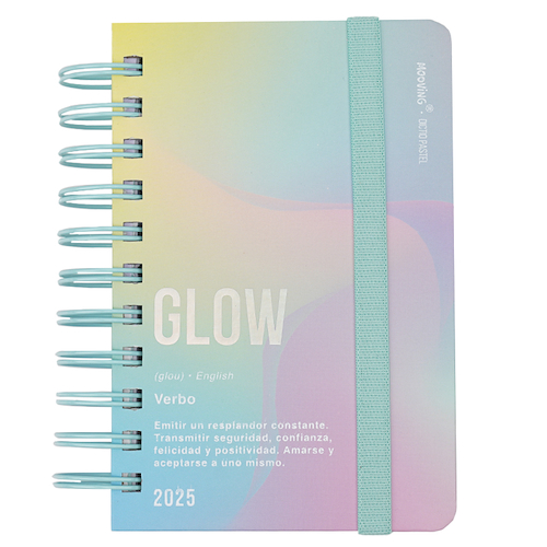 MOOVING Agenda Dictio Pastel 10x15 Agenda Diaria -  Espiralada