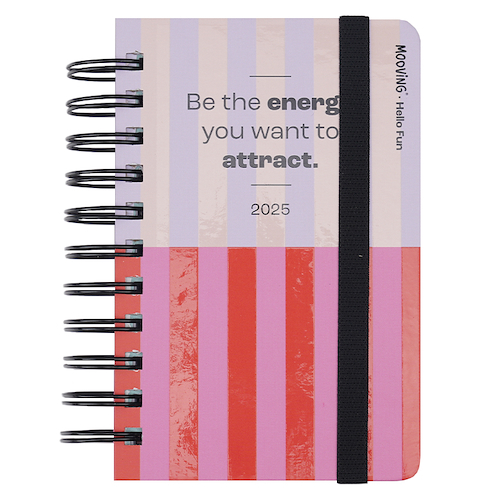 MOOVING Agenda Hello fun 10x15 Agenda Diaria -  Espiralada