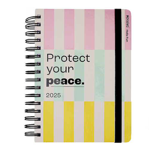 MOOVING Agenda Hello Fun 15x21 Agenda Diaria -  Espiralada