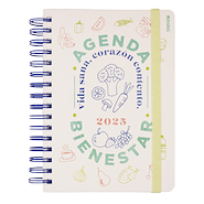 MOOVING Agenda Bienestar 15x21 Agenda Diaria -  Espiralada
