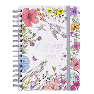 MOOVING Agenda Coloring planner 15x21 Agenda Semana a la vista -  Espiralada