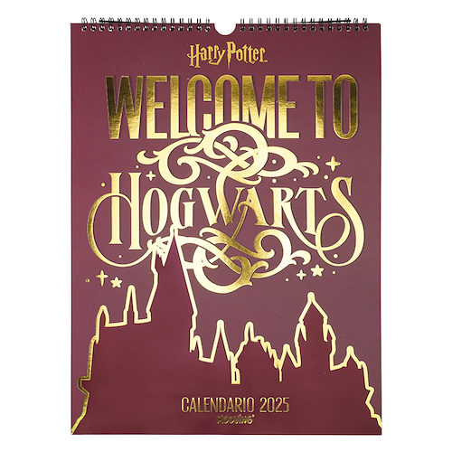 MOOVING Calendario 40x30 Harry potter Calendario espiralado + plancha stickers