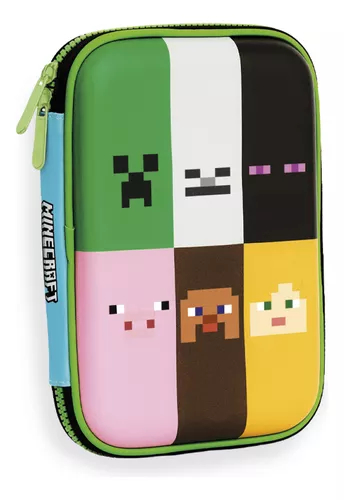 MOOVING Cartuchera Estuche Eva Minecraft Cartucheras